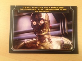 2013 Star Wars Galactic Files 2 # CL-7 Don&#39;t you call me a mindless philosopher - £3.20 GBP