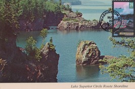 US Maxi Card FDC UA Wonders of America, Lake Superior Zayix Stamps 0924M... - $3.15