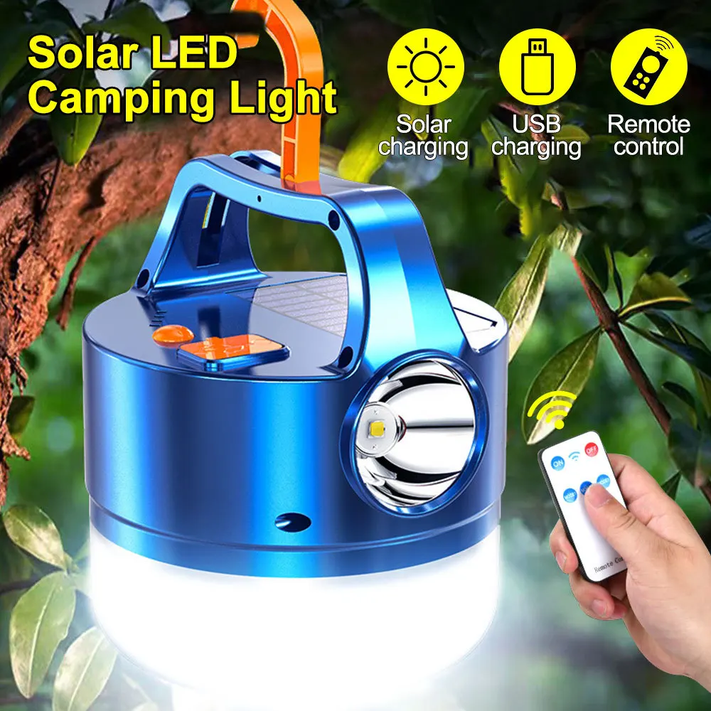 Multifunctional Camping Light Solar LED Camping Lantern Rechargeable Lamp Batter - £185.97 GBP