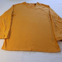 St. John&#39;s Bay Men&#39;s Performance T-Shirt Yellow Cotton Long Sleeve Size ... - $191.28 MXN