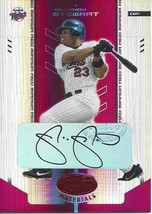 2004 Leaf Certified Materials Mirror Red Autographs S Stewart 175 Twins 081/100 - $7.50