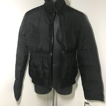 Kenneth Cole Reaction Black 60% Down 40% Feather Puffer Jacket Cinched W... - $99.99