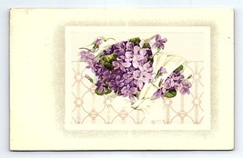 Easter Flowers Greeting Holiday Postcard Antique Embossed - $4.94