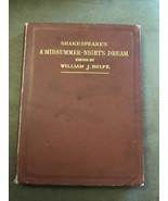 Shakespeare&#39;s MIDSUMMERS-NIGHT&#39;S DREAM edited by William J. Rolfe 1896 - £15.64 GBP
