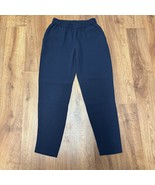 Ann Taylor Womens Solid Navy Crepe Pull On Ankle Dress Pants Pants Size ... - $27.72