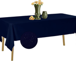 Waterproof Rectangle Tablecloth  2 Pack, 60 X 102 Inch Polyester Tablecl... - $35.36