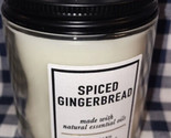 ALL NEW Spiced Gingerbread Single Wick Candle 7 oz Bath &amp; Body Works - $14.85
