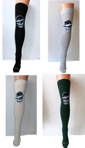 Skull with hat Over knee socks thigh high overknee Goth Punk 4 X Colours - £5.68 GBP