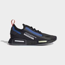 Adidas Originals Men&#39;s NMD_R1 Spectoo Sneakers FZ3201 Black/Blue Size 11M - £70.99 GBP