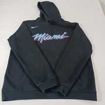 Miami Heat Nike City Edition Essential Logo Pullover Hoodie Men&#39;s NBA Vice Large - $27.71