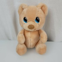 Vintage Russ Berrie Stuffed Plush Teddy Bear Blue Eyes k-10 577 Tan Beig... - £62.12 GBP