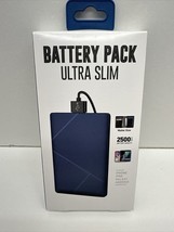 Ultra Slim Battery Pack Wallet Size. blue 2500 mAh - $20.74 CAD