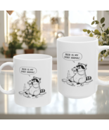 Beer Is My Spirit Animal Mug Funny Raccoon Ceramic Coffee Cup Adult Humo... - $11.87+