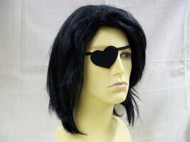 Small Black Heart Eye patch Knave Hearts Stayne Alice Wonderland Pirate ... - $12.41 CAD