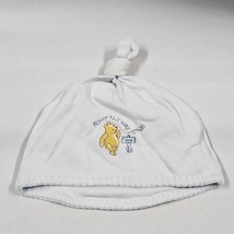 VTG Classic Winnie the Pooh Honey this Way Baby Boy Knot Beanie Hat Cap ... - £11.86 GBP