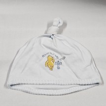 VTG Classic Winnie the Pooh Honey this Way Baby Boy Knot Beanie Hat Cap ... - £11.76 GBP