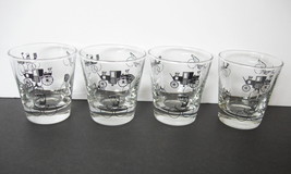 Set of Four (4) Libbey Old Fashioned On The Rocks Horseless Carriage Gla... - $16.00