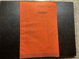 REUTERS REVIEW VOL 1 NO 1 Employee House Magazine 9/75 NEWS AGENCY RARE ... - $1,884.53 MXN