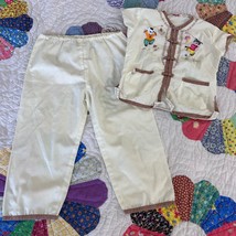 Vintage Plum Blossoms Size 2T Asian Chinese Embroidered Child’s Kimono 2... - $553.13 MXN