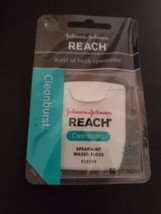 Discontinued Reach Dental Floss Cleanburst Spearmint Waxed Floss Hard To... - £18.37 GBP