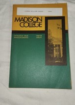 VTG Madison College Catalogue Issue 1969-70 Announcements Paperback Book... - £19.74 GBP