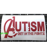 AUTISM AWARENESS DECAL STICKER VINYL autistic support benefit ribbon - £5.52 GBP