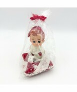 NEW Vintage Knee Hugger Pixie Elf On Pillow Valentines Day Japan Mid Cen... - $74.99