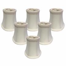 Royal Designs, Inc. True Bell Clip On Chandelier Lamp Shade, 2.5 x 5 x 4.25, Whi - £45.15 GBP