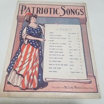 Forsaken Patriotic Songs by Koschat Sheet Music Vintage Large Format - $10.98