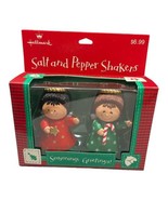 Hallmark Seasonings Greetings Christmas Angel Salt Pepper Shaker Set Red... - £7.51 GBP