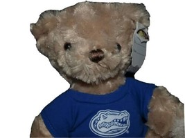 Florida Gators Coolectible Bear Tshirt UF Teddy Bear Stuffed Animal NWT 11&quot; - £11.01 GBP
