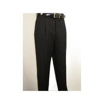 Men Apollo King Double Breasted Formal Business Suit Pleated Pants DM21 Black image 7