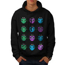 Multiple Ladybird Sweatshirt Hoody Ladybug Fun Men Hoodie - £16.77 GBP