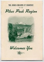 Pikes Peak Region Welcomes You Booklet 1930&#39;s Colorado - £11.85 GBP