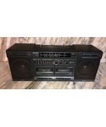Hitachi TRK-W545HW Boombox Double Deck Cassette VERY RARE VINTAGE-PARTS ... - $384.99