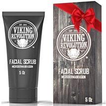 Viking Revolution Microdermabrasion Face Scrub for Men - Facial Cleanser for Ski - £11.98 GBP