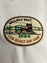 Vintage 1984 Cub Scott Day Camp Staff Badge Wild Wild West - $9.90