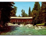 Wawona Covered Bridge Yosemite National Park California CA Chrome Postca... - $1.93