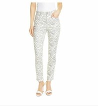 La vie Rebecca Taylor Ziger Ines  High Waist Jeans Zebra Print Sz 31 NEW $295 - $95.20