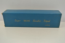 Royal Elevator Tripod VTG Case Made in Japan Extends to 46&quot; in Box Super Deluxe - £30.22 GBP