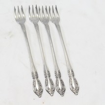 Oneida Raphael Distinction Seafood Cocktail Forks 6&quot; Lot of 4 - £13.30 GBP