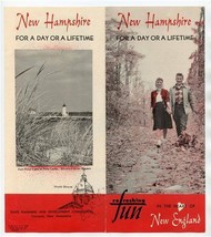 New Hampshire For A Day or a Lifetime Brochure 1952 Skimobile - £21.79 GBP