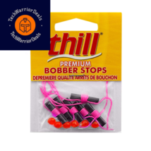 Thill Premium Bobber Stops for Fishing Floats, Gear 6 Pack, Hot Pink  - $17.19