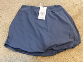 Halara Womens Blue Straight Womens Mini Skirt Skort Size Small S Tennis Golf NEW - £18.51 GBP
