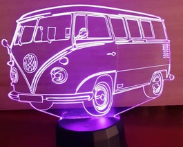 LED lamp rgb classic van T1 multicolor gift decoration - £30.27 GBP