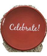 Celebrating Home Red And White Celebrate Cookie Plate / Original Box / C... - $263.35 MXN