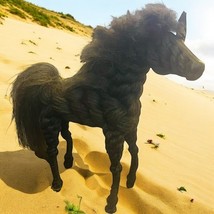 Jute Sculptures Patrick Rich Thongkamsal Three Golden Star Grey Horse Fi... - $1,232.97 MXN
