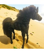 Jute Sculptures Patrick Rich Thongkamsal Three Golden Star Grey Horse Fi... - $88.72 CAD