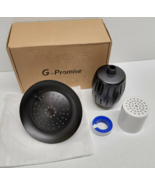 G-Promise High Pressure Filtered Shower Head 3 Spray Settings Wall Mount - $30.85 CAD
