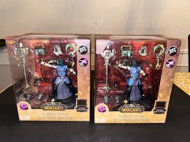 McFarlane Toys World of Warcraft Undead Priest &amp; Undead Warlock 5&quot; Figur... - $22.00